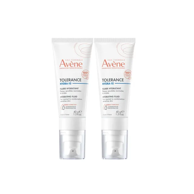【Avene 雅漾】官方直營 HYDRA-10極簡水凝乳40ml2入(前安敏乳液改版)