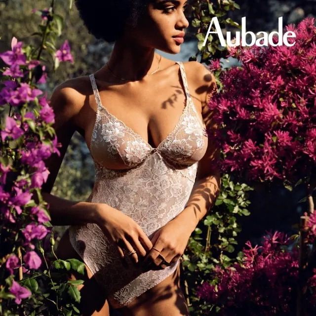 【Aubade】夏日旋律刺繡蕾絲性感連身BODY 法國進口 女內衣(IC86)