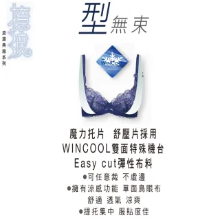 【Swear 思薇爾】撩波無拘束之花系列A-H罩蕾絲包覆女內衣(伯爵灰)_出清品