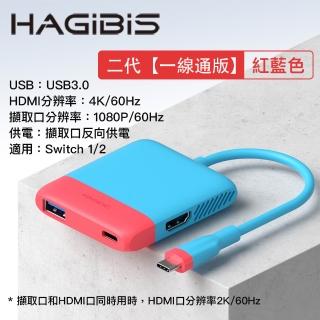 HAGiBiS SWC06S Switch便攜底座二代視訊擷取卡+HDMI轉換器+PD供電