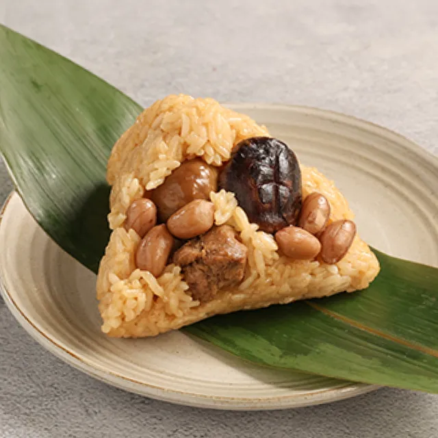 【YANG MING SPRING 陽明春天】經典香菇栗子粽3入x2袋(180g*3顆/袋x2/全素/素食/端午節素粽．賞星鮮嚴選)