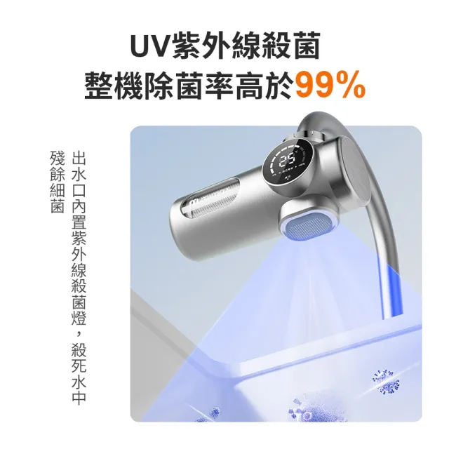 【mimax 米覓】智慧除菌除氯淨水器(淨水器 紫外線抑菌 除氯阻垢 小米生態鏈)