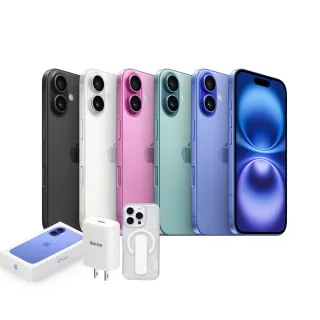 【Apple】A+級福利品 iPhone 16 Plus 128G 6.7吋(原廠展示機+100%電池)送20W快充頭+磁吸殼