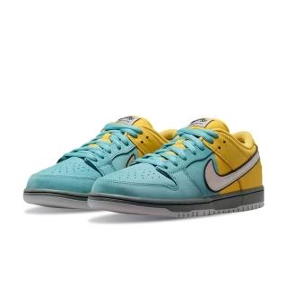 【NIKE 耐吉】SB Dunk Low Pro 藍黃拼接 緩震 抓地力 磨砂皮革 休閒鞋 運動鞋 男鞋 IR1888-700