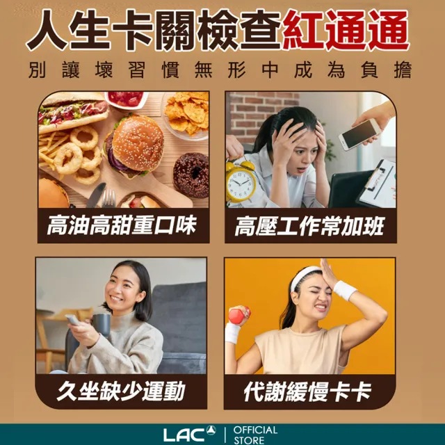 【LAC 利維喜】活性納豆紅麴Q10膠囊x3盒組(共180顆/納麴/降膽固醇/調節血脂/大紅麴.父親節)