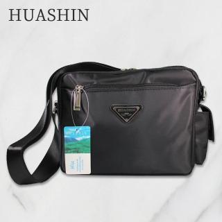 HUASHIN 男用休閒拉鍊側背包(大) A107