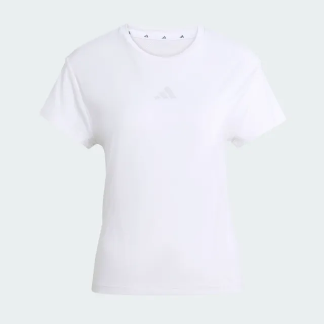 【adidas 愛迪達】短袖上衣 女 訓練 慢跑 亞規 AIRCHILL T 3.0 白 KS8952