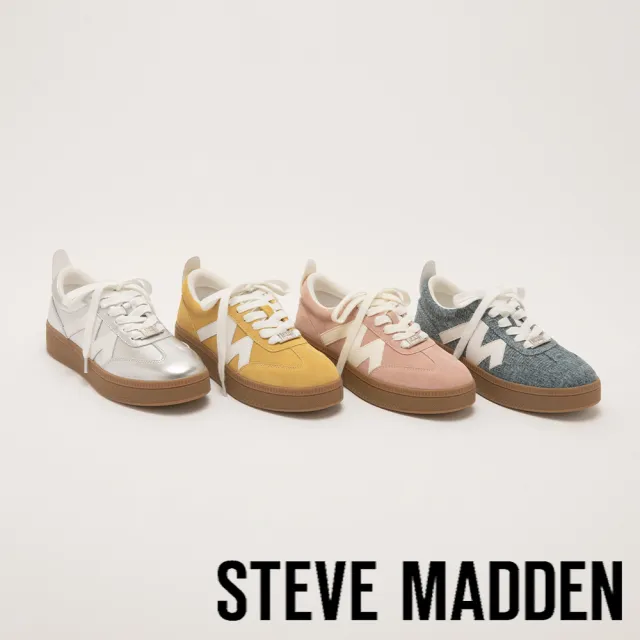 【steve madden】滿鑽拼接M厚底德訓鞋 TWFENTY(銀色)