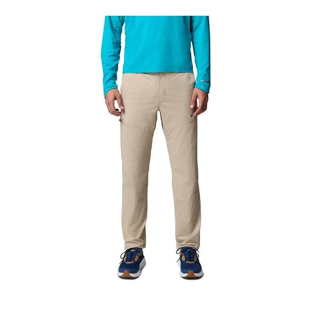 【Columbia 哥倫比亞】男款-防曬UPF50涼感防潑長褲-PFG™Pro Guide Pant-卡其色(UFM53530KI/KS)
