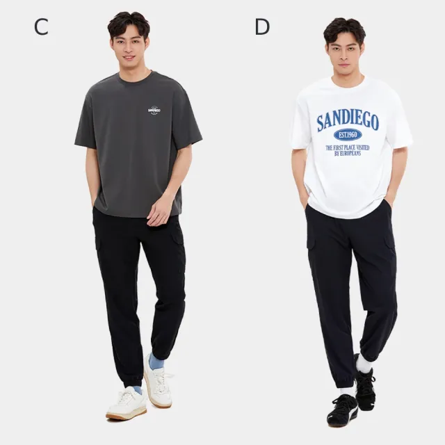 【Hang Ten】出清品-男女裝-涼感3M吸濕排汗防潑水口袋運動長褲(多款選)