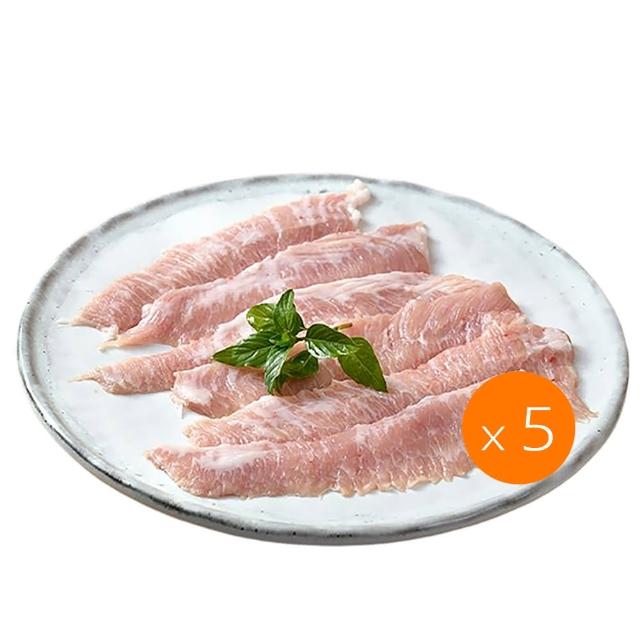 【卜蜂】特選國產手切 霜降松阪豬 超值5包組(150g/包_團購.家常料理.宴客首選.露營燒烤)