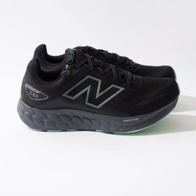 【NEW BALANCE】Fresh Foam 680v8 女鞋 黑色 防水 緩震 透氣 運動 慢跑鞋 W680WBK8