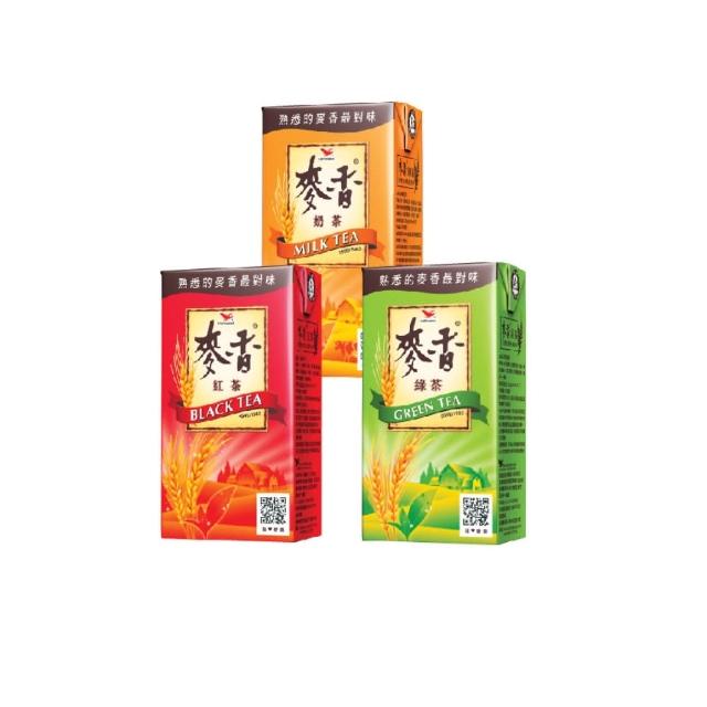 【麥香】300mlx3箱(共72入 任選紅茶/奶茶/綠茶)(-中元)