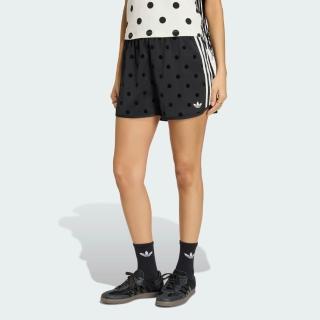 【adidas 愛迪達】Sprinter Shorts 女 運動短褲 休閒短褲 黑 亞版Ｃ(KV1172)