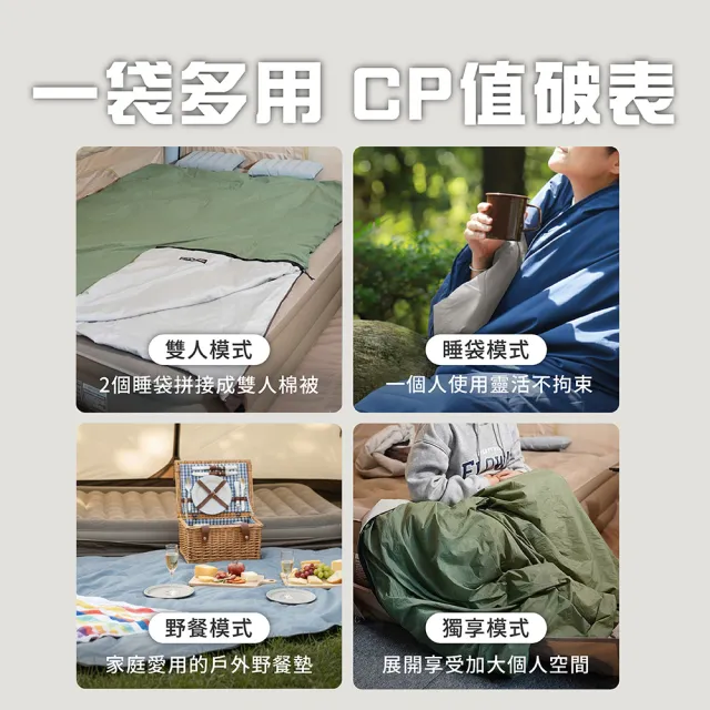 【TAS CAMP】迷你信封睡袋 露營睡袋 標準款(透氣 0.68kg 好收納 輕量睡袋 旅行睡袋 登山露營 露營)