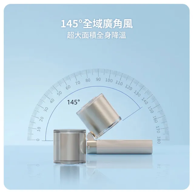 【Philips 飛利浦】3色可選-製冷 高速100檔手持風扇 Type-C充電/LED顯示(ACR3144)