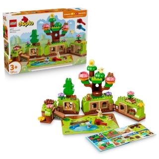 【LEGO 樂高】得寶系列 10480 森林與野生動物探索套裝(學齡前玩具 動物玩具 禮物 積木)