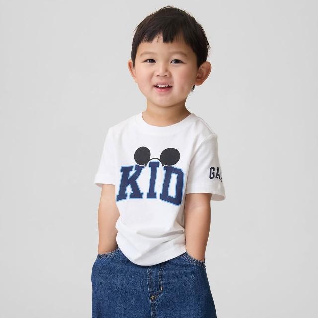 【GAP】babyGap × Disney迪士尼兒童圖案T恤-白色(899096)