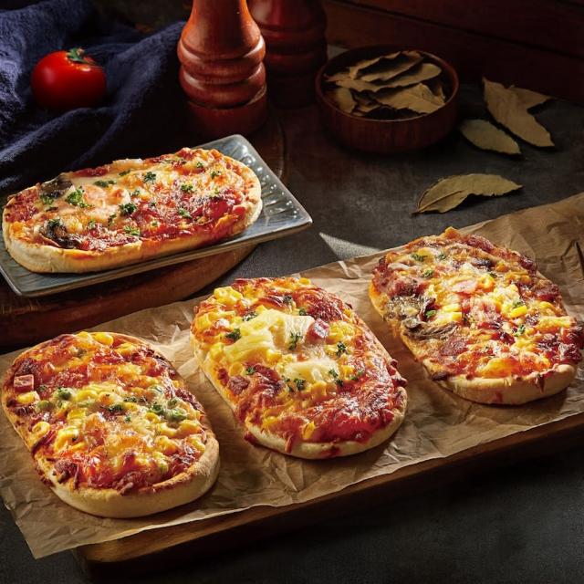 【金品】小披薩 24片組 口味任選3種(牛肉/夏威夷/總匯/培根/Pizza/披薩/比薩/冷凍食品)