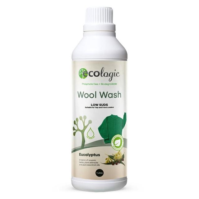 【Ecologic】澳洲原裝 羊毛/蠶絲/亞麻/天絲/冰絲 等冷水清洗衣物專用洗衣精 1000ml *1