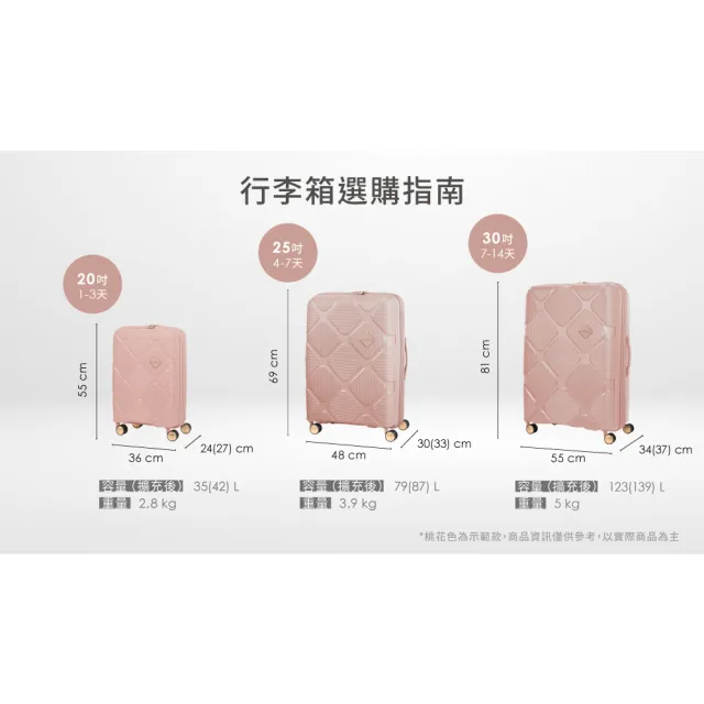 【AMERICAN TOURISTER 美國旅行者】30吋 INSTAGON 可擴充大容量輕量PP避震輪行李箱/旅行箱(多色可選)
