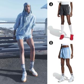 【adidas 愛迪達】休閒 牛仔短褲 DENIM SHORTS 女 A-KY3171 B-KY3170