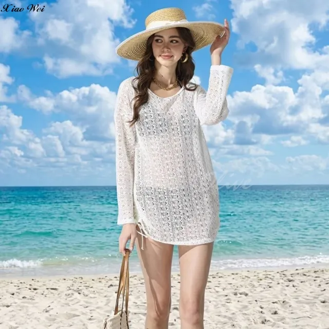 【SARBIS】流行大女泳裝長袖罩衫(NO.B9026898)