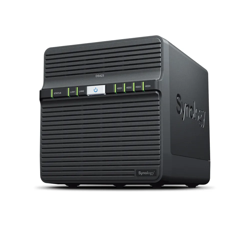 【Synology 群暉科技】搭20TBx2★DS423 4Bay NAS 網路儲存伺服器+(HAT3320-20T)