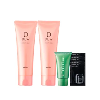 【Kanebo 佳麗寶】DEW 水潤洗顏皂霜 125g(2入組)(洗面乳)