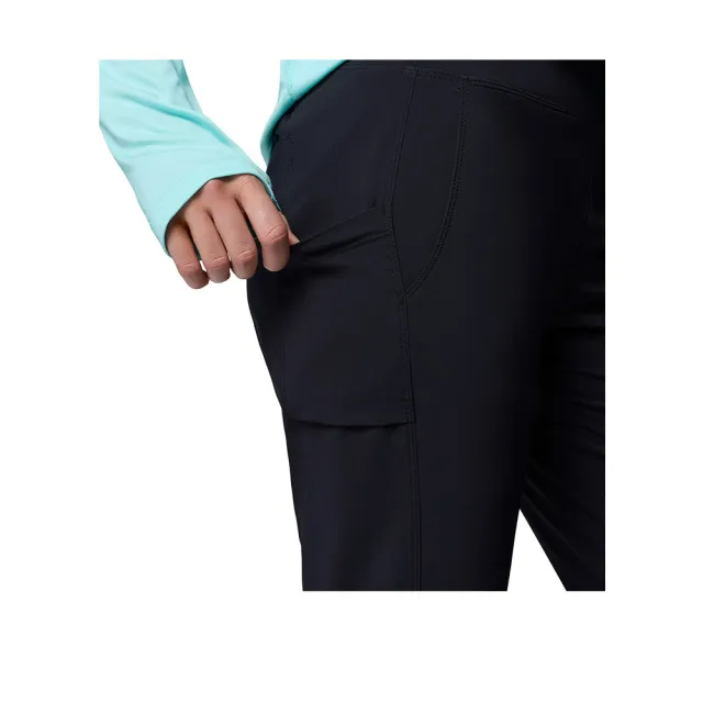 【Columbia 哥倫比亞】女款-防曬UPF50快排長褲-PFG Castback ™ Pant-黑色(UFL87390BK/KS)