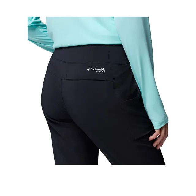 【Columbia 哥倫比亞】女款-防曬UPF50快排長褲-PFG Castback ™ Pant-黑色(UFL87390BK/KS)