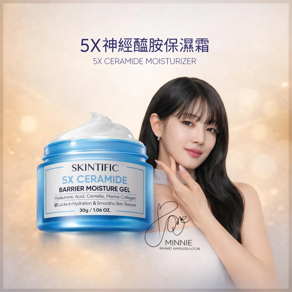 【SKINTIFIC】5X神經醯胺保濕霜30g