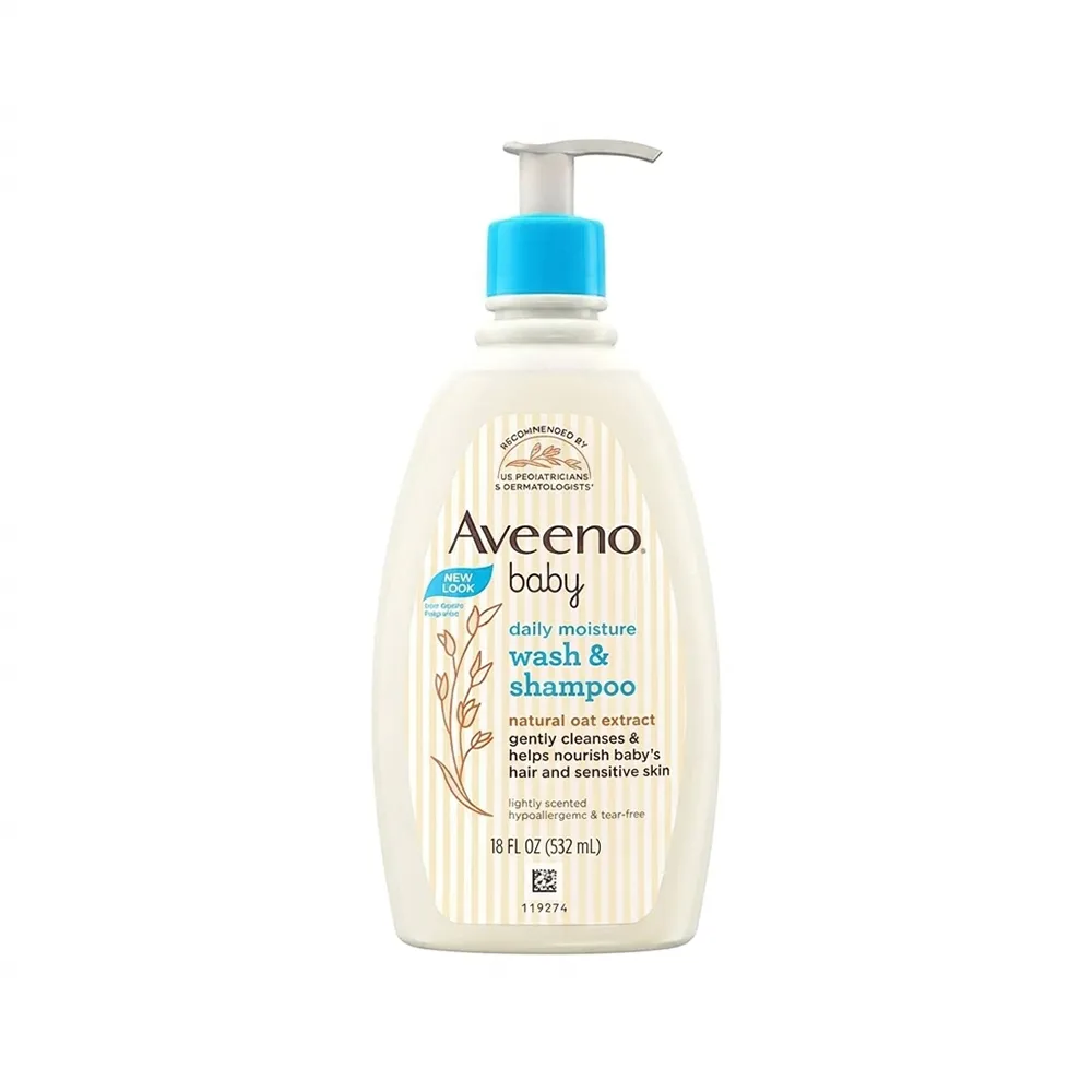 【Aveeno 艾惟諾】嬰兒燕麥沐浴洗髮露532ml(國際航空版)