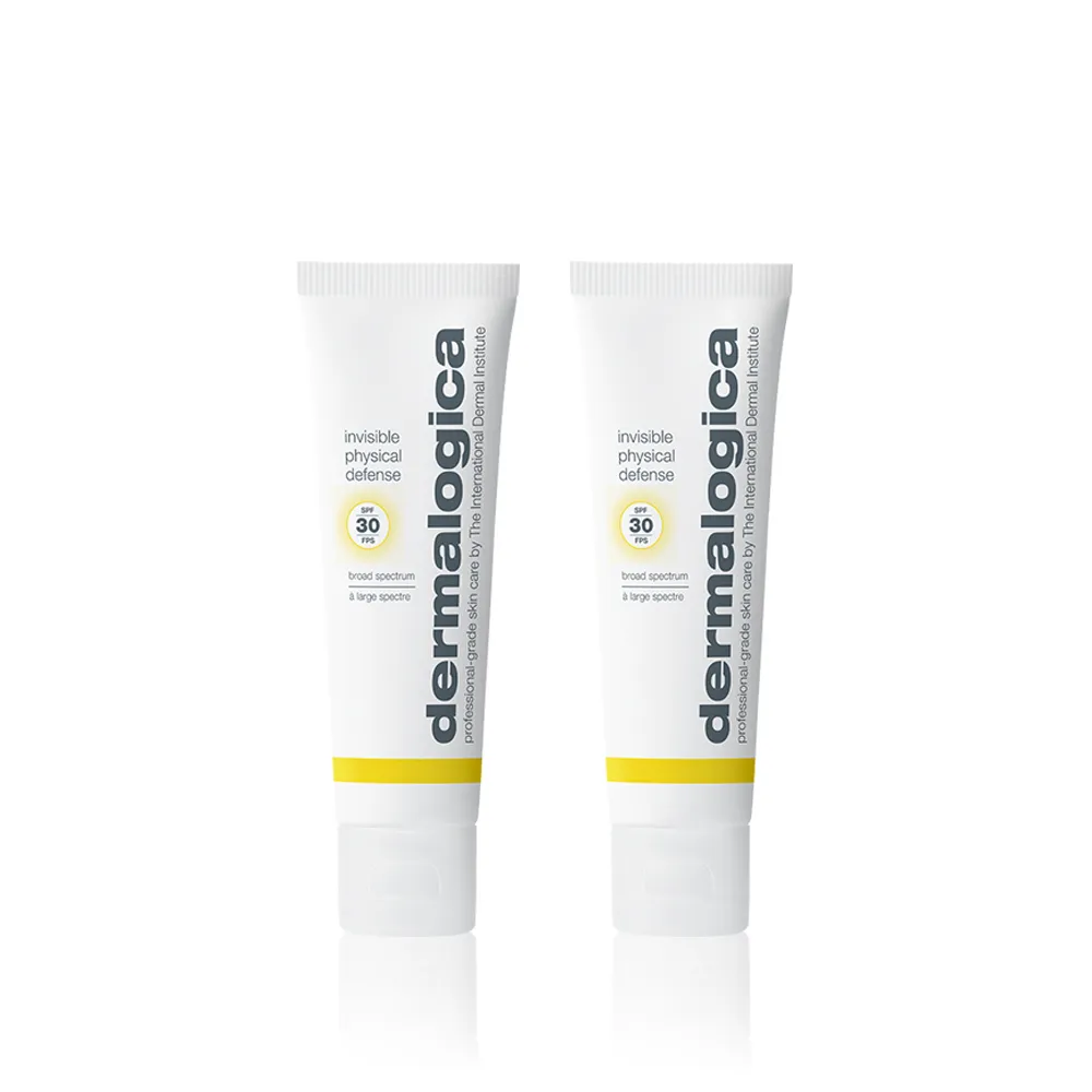 【dermalogica 德卡】隱形修護防曬霜spf30 50ml雙入(純物理寬頻防曬/醫美後可用/德美樂嘉 母親節推薦)