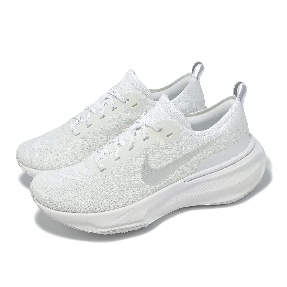 NIKE 耐吉】慢跑鞋ZoomX Invincible Run FK 3 男鞋白回彈運動鞋(DR2615
