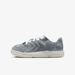 【NIKE 耐吉】Jordan Session GS 大童 休閒鞋 運動謝 麂皮 舒適 灰 白(IB5679-003)