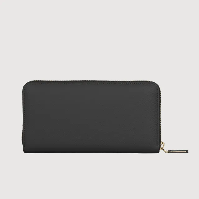 【BRAUN BUFFEL 德國小金牛】婕娜 13卡拉鍊長夾-多色任選(BF2005-602-BK/BRA) 錢包送禮推薦