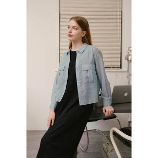 【perng yuh 芃諭名品】微風湖光 亮澤 短版襯衫(2026 SS Collection｜5A春夏新品上市)