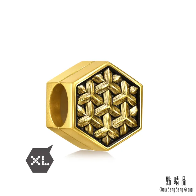 【點睛品】鎖子紋 XL 黃金串珠