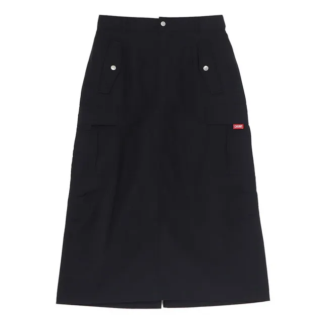 【CHUMS】CHUMS 休閒 女 Ripstop Cargo Skirt工裝長裙 黑色 女 (CH181386K001)