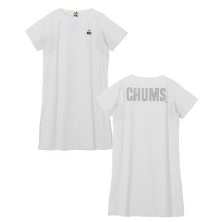 【CHUMS】CHUMS 休閒 女 Airtrail Stretch CHUMS One-Piece短袖洋裝 淺灰 女 (CH181353G020)