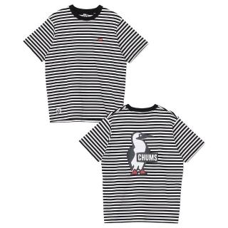 【CHUMS】CHUMS 休閒 Booby Logo T-Shirt短袖上衣 白/黑 男 (CH012737W049)