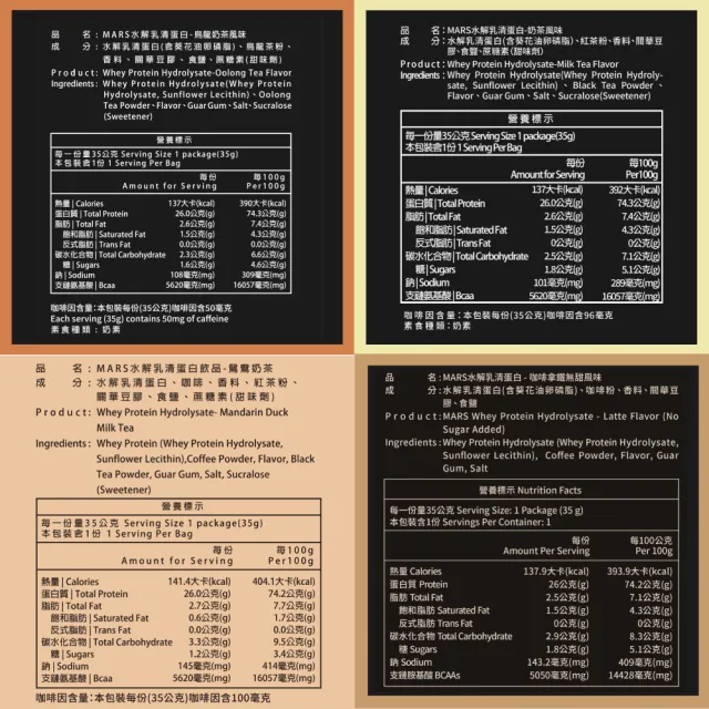 【MARS 戰神】水解乳清蛋白 口味任選(35gX60包/盒)
