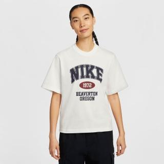 【NIKE 耐吉】短袖上衣 女 寬鬆版型 AS W NSW SS BOXY RETRO TEE GCE 米 IH0825-133