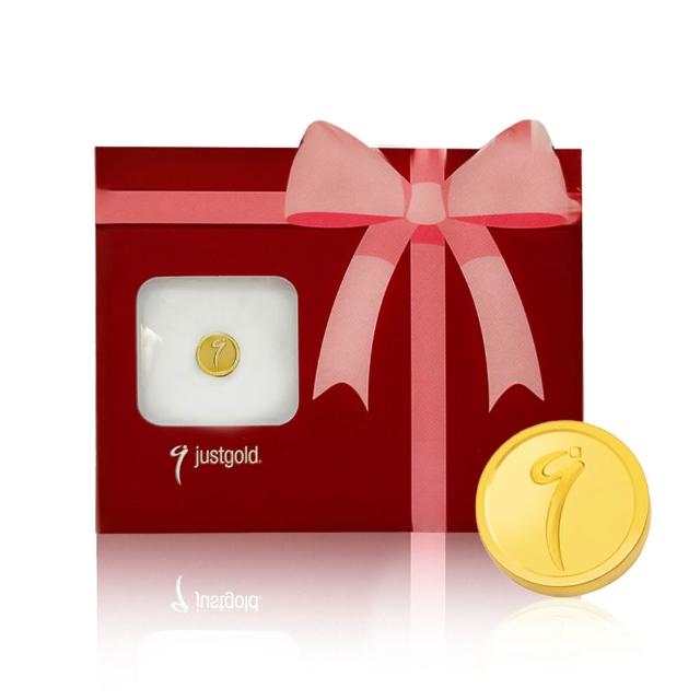 【Just Gold 鎮金店】鎮金 g 豆幣 黃金金豆 0.5g 三入組(網路限定)