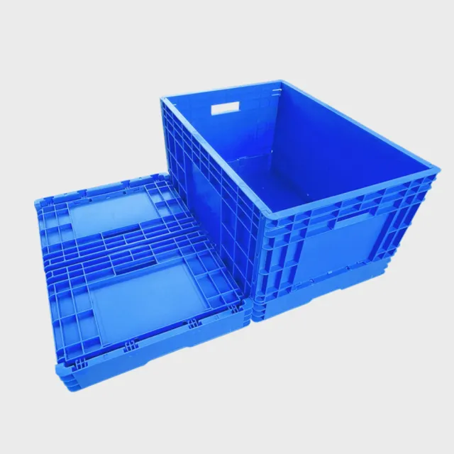 諾行 折疊塑膠箱 80*60*23cm工業收納箱 可折疊周轉箱 實用加厚 倉庫物流儲物收納箱