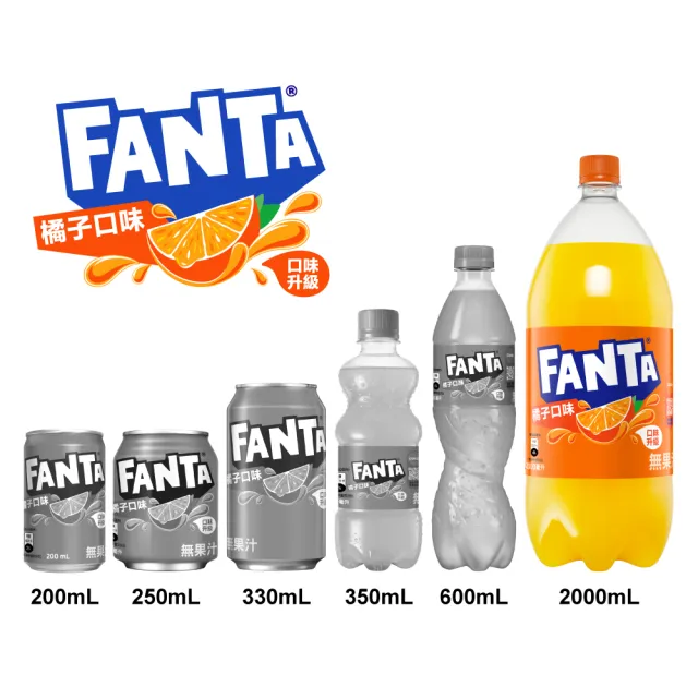 【Fanta 芬達】橘子汽水 寶特瓶2000ml x6入/箱