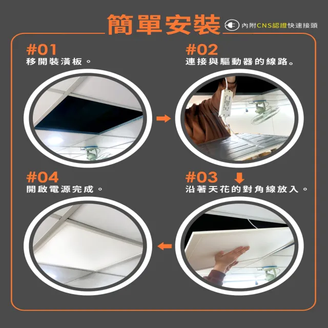 【DanceLight 舞光】4入 節能/環保雙認證 LED柔光平板燈 2呎X2呎 25W輕鋼架面板燈 白光6500K(D-PD25D-EGR1)