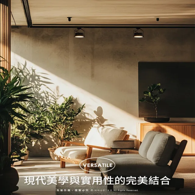 【DanceLight 舞光】4入組 8W LED歡樂軌道燈 時尚白/貴族黑(白光/黃光/自然光)