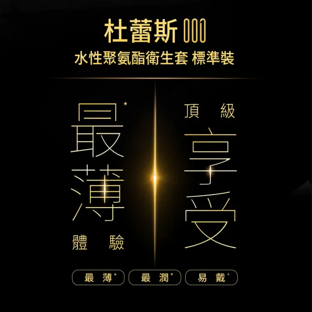 【Durex 杜蕾斯】001水性PU衛生套標準裝1盒(2入 保險套/衛生套/避孕套/安全套/避孕/保險套推薦)